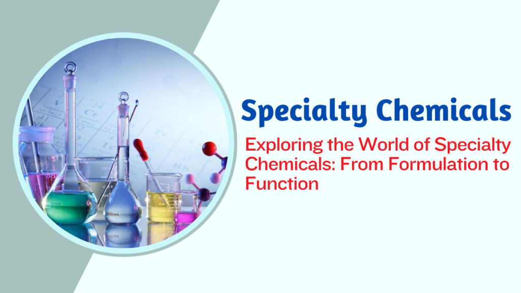 Specialty Chemicals Manufacturing